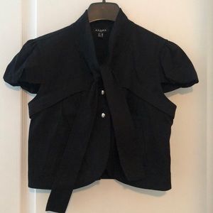 Axara short sleeve black jacket